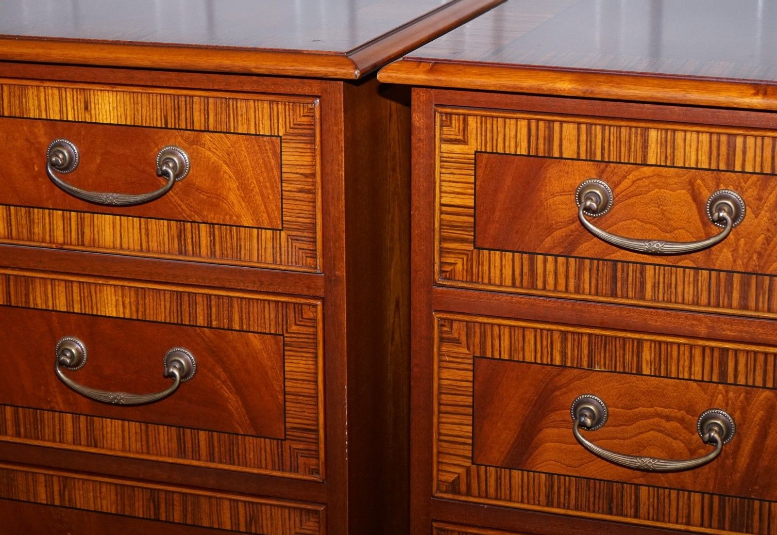 photo for sale Pair Of Large Edwardian Style Chest Of Drawers Made By Paul Smith Brighton (1/3)