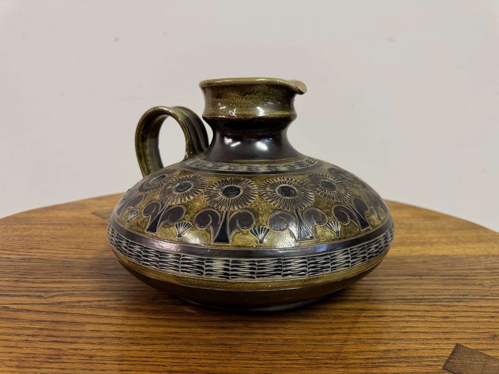 Home Decor 1970s Belgian Ceramic Jug Or Vase photo