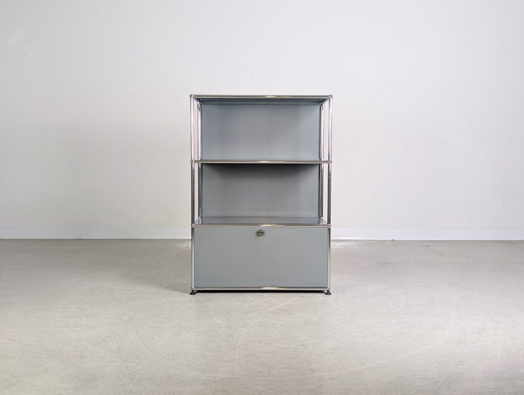 Usm Haller Sideboard Fritz Haller 3x1 Medium Grey Designer Chest Of Drawers photo for sale