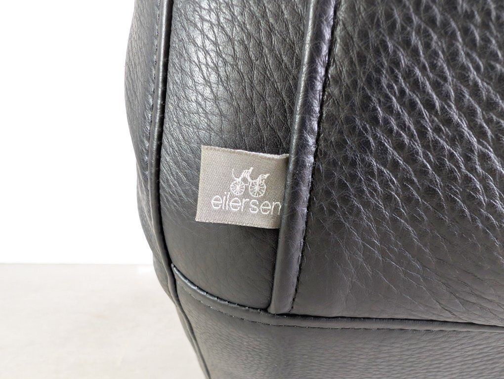 Original Niels Eilersen Armchair Jens Juul Lounger Leather Black 1980 photo buy