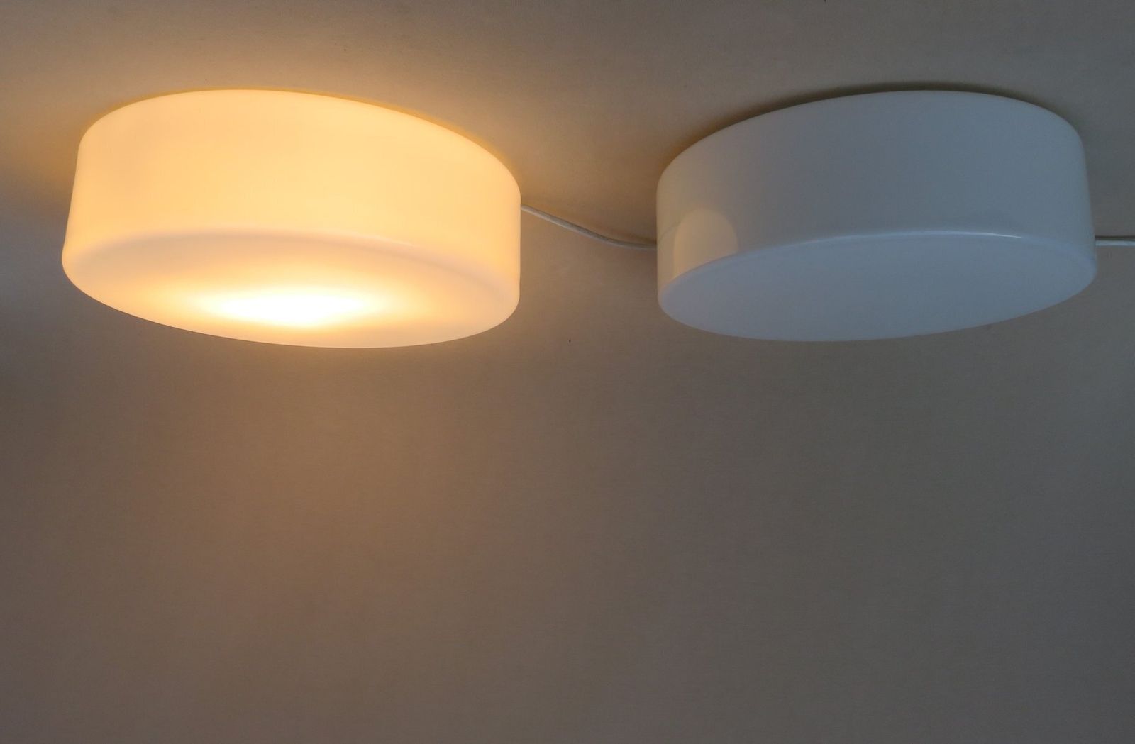 Minimalist Mid Century Ceiling Lights From Rzh Leuchten, Germany, 1960s, Set Of 2 photo vintage