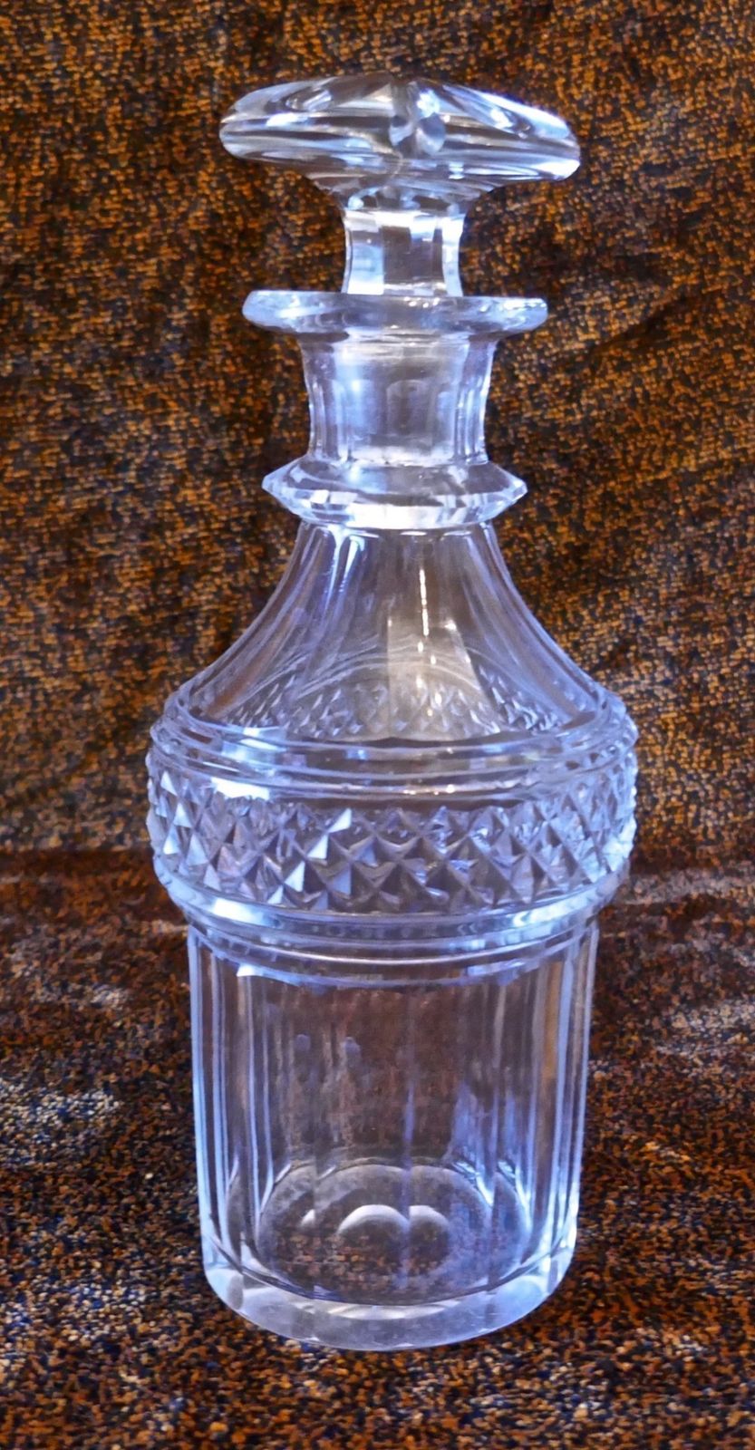 Set Of 3 Victorian Cut Glass Decanters photo furniture