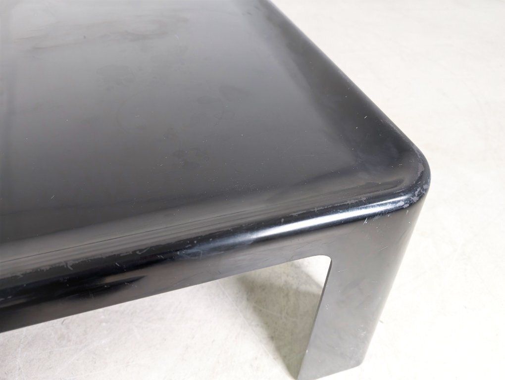 photo for sale Original Midcentury Coffee Table C&B Italia Mario Bellini Design Black