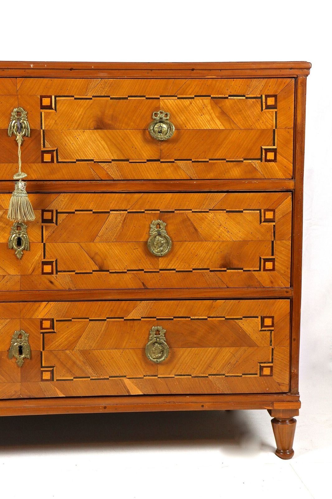 18th Century Neoclassical Chest Of Drawers   Cherrywood, Austria Circa 1790 photo vinterior