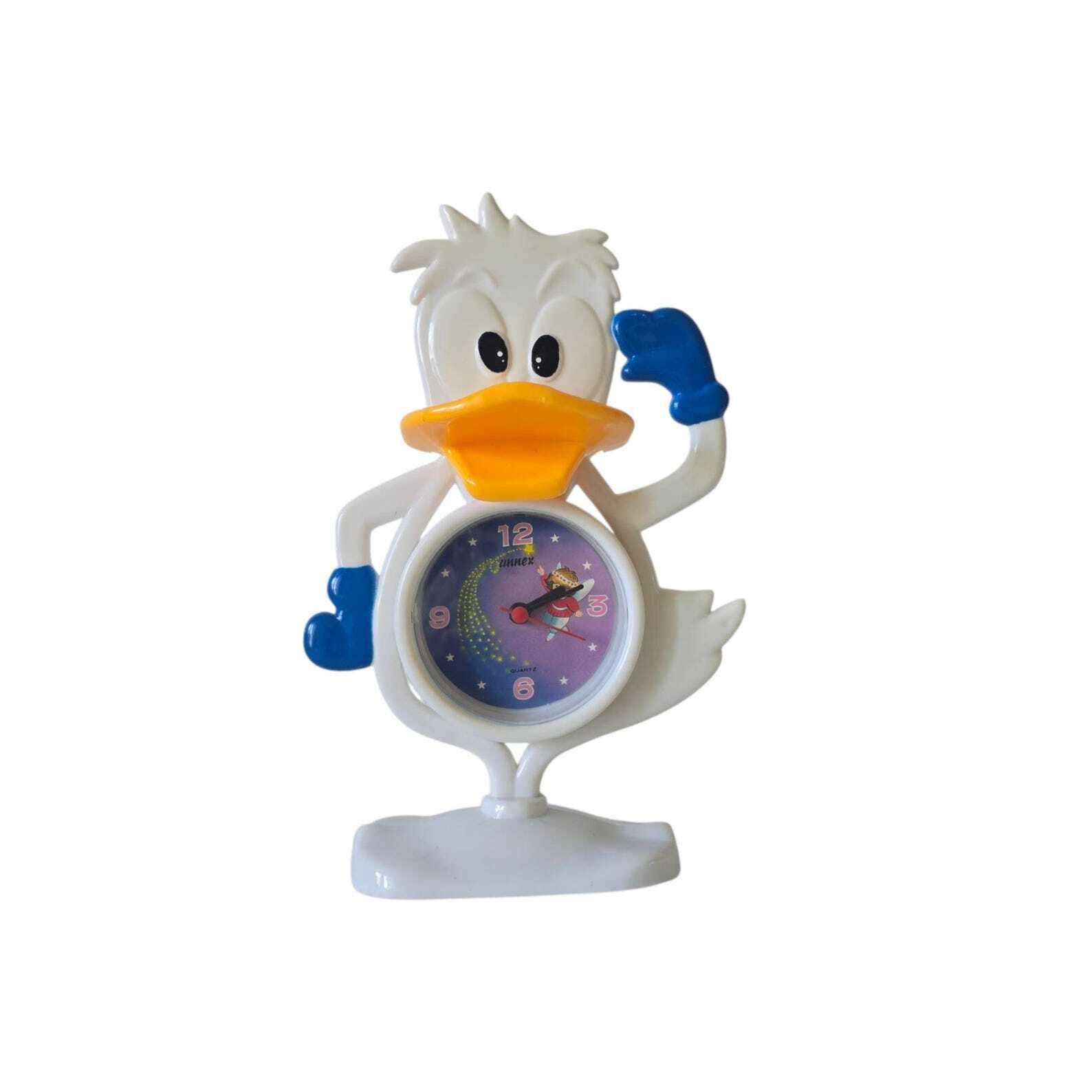 Vintage Donald Duck Clock Disney Collectible 80s