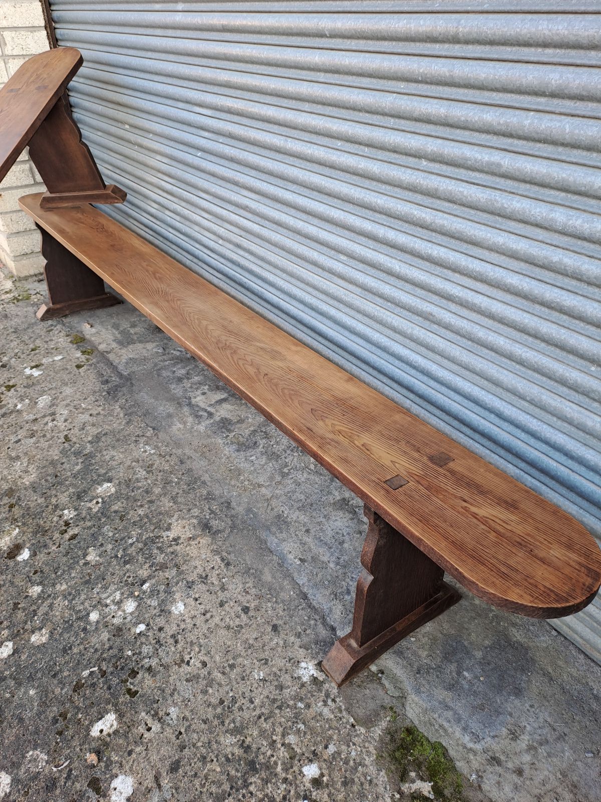 Exceptional Pair Of Extra Large Provincial Benches photo vinterior