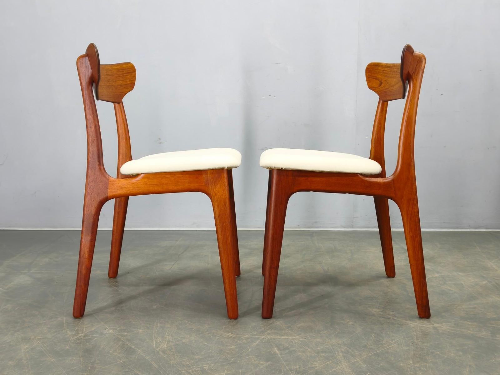 photo vinterior Set Of 4 Danish Teak Dining Chairs By Schionning & Elgaard, 1960s