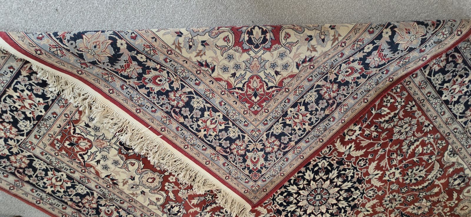 995.0 Large Woolen Carpet, 1920s, Vintage photo