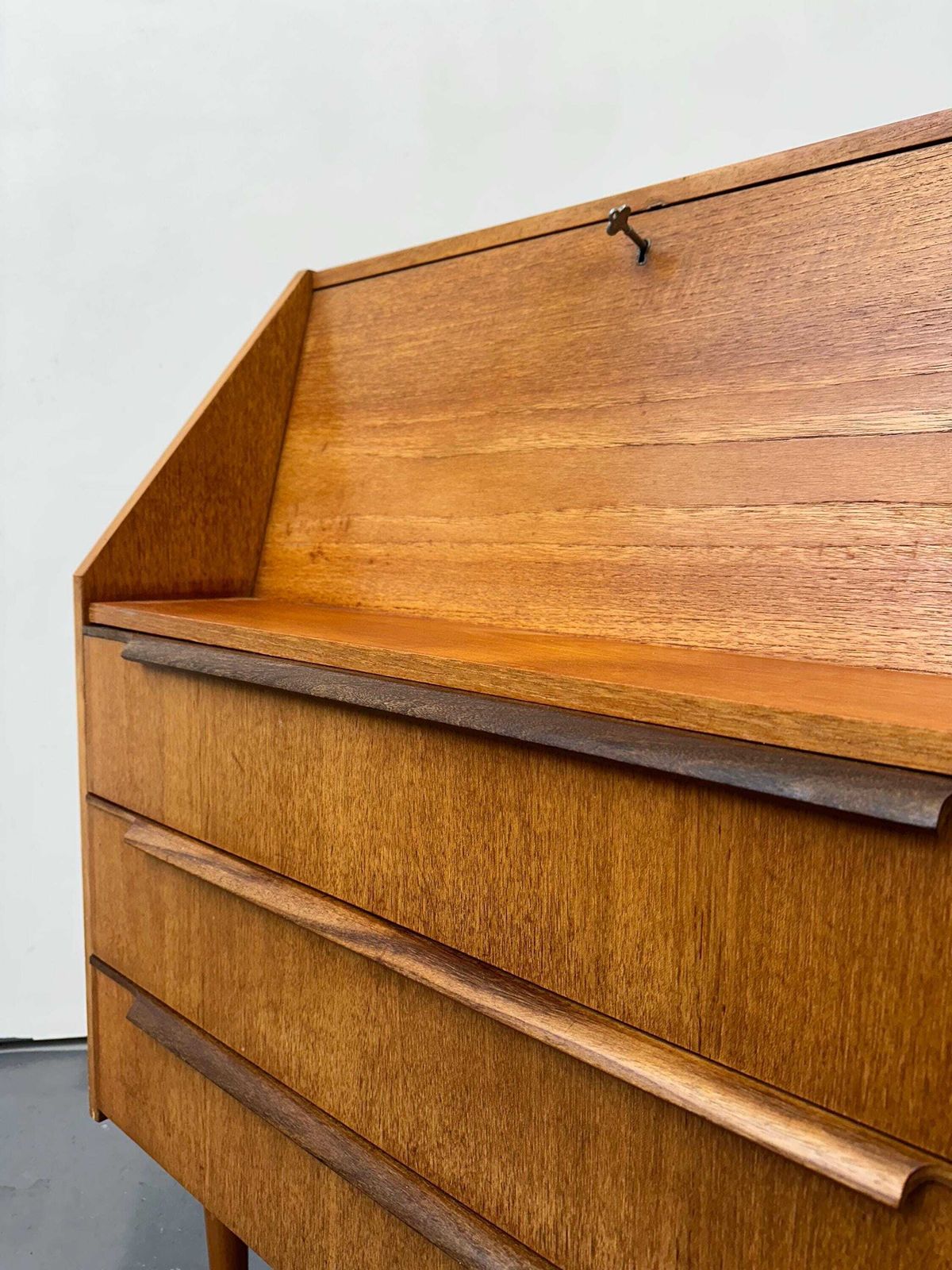 Vintage 1960s Danish Teak Bureau / Desk. Retro Mid Century G Plan Vodder photo buy