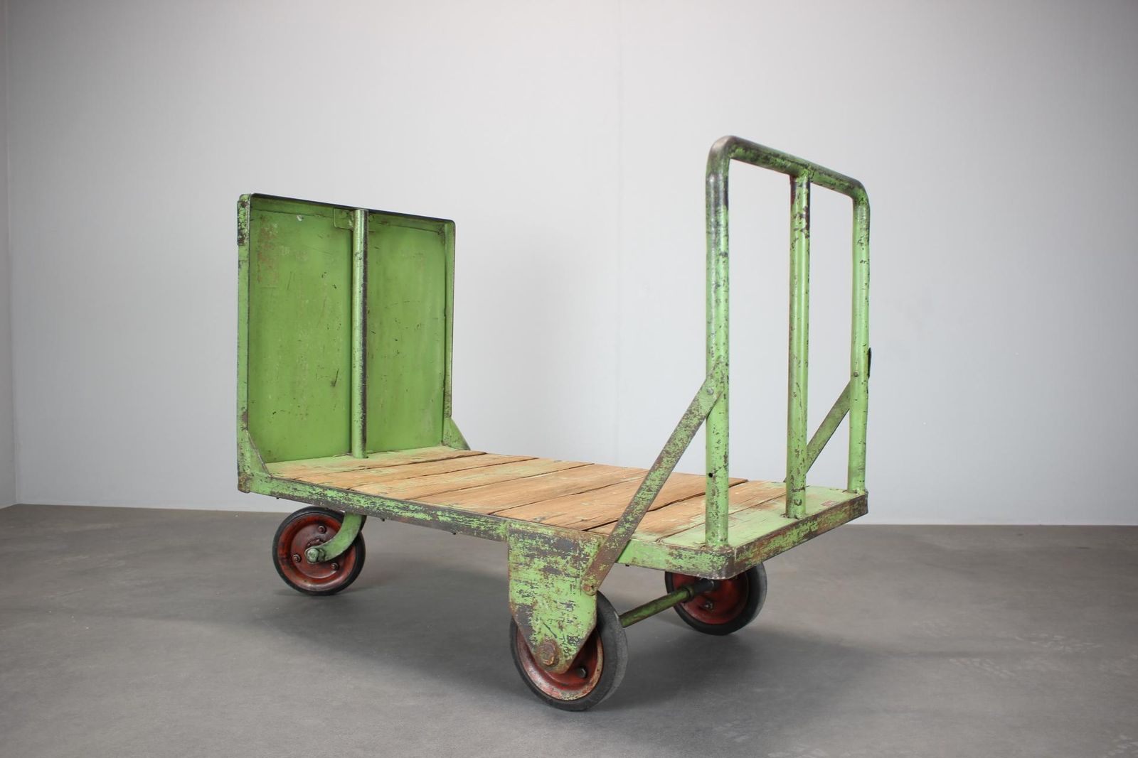 photo for sale Mid Century Industrial Bar Cart, 1950s, Czechoslovakia