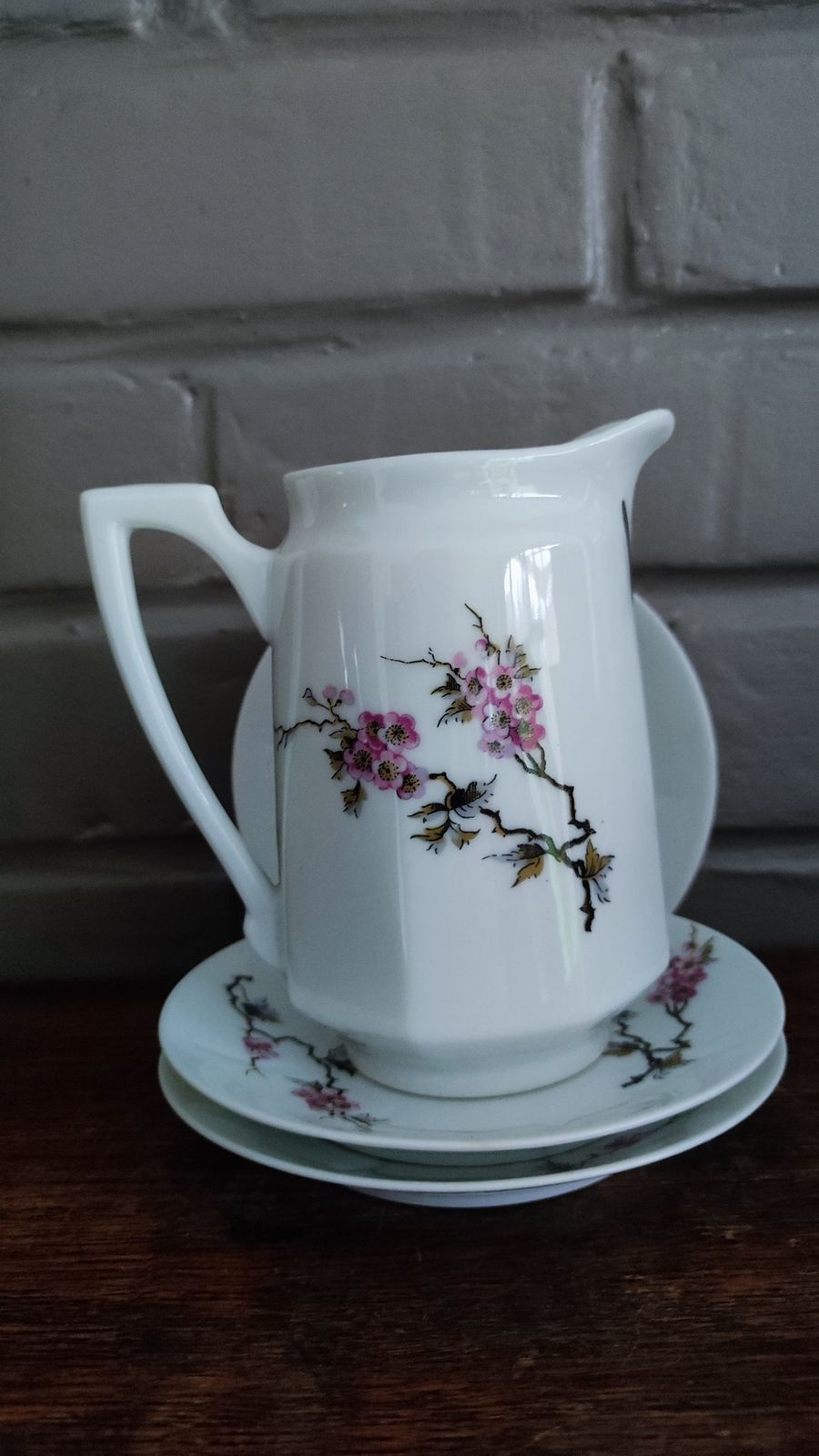 photo vinterior Antique Limoges Porcelain Coffee Set By Touze, Lemaître & Blancher