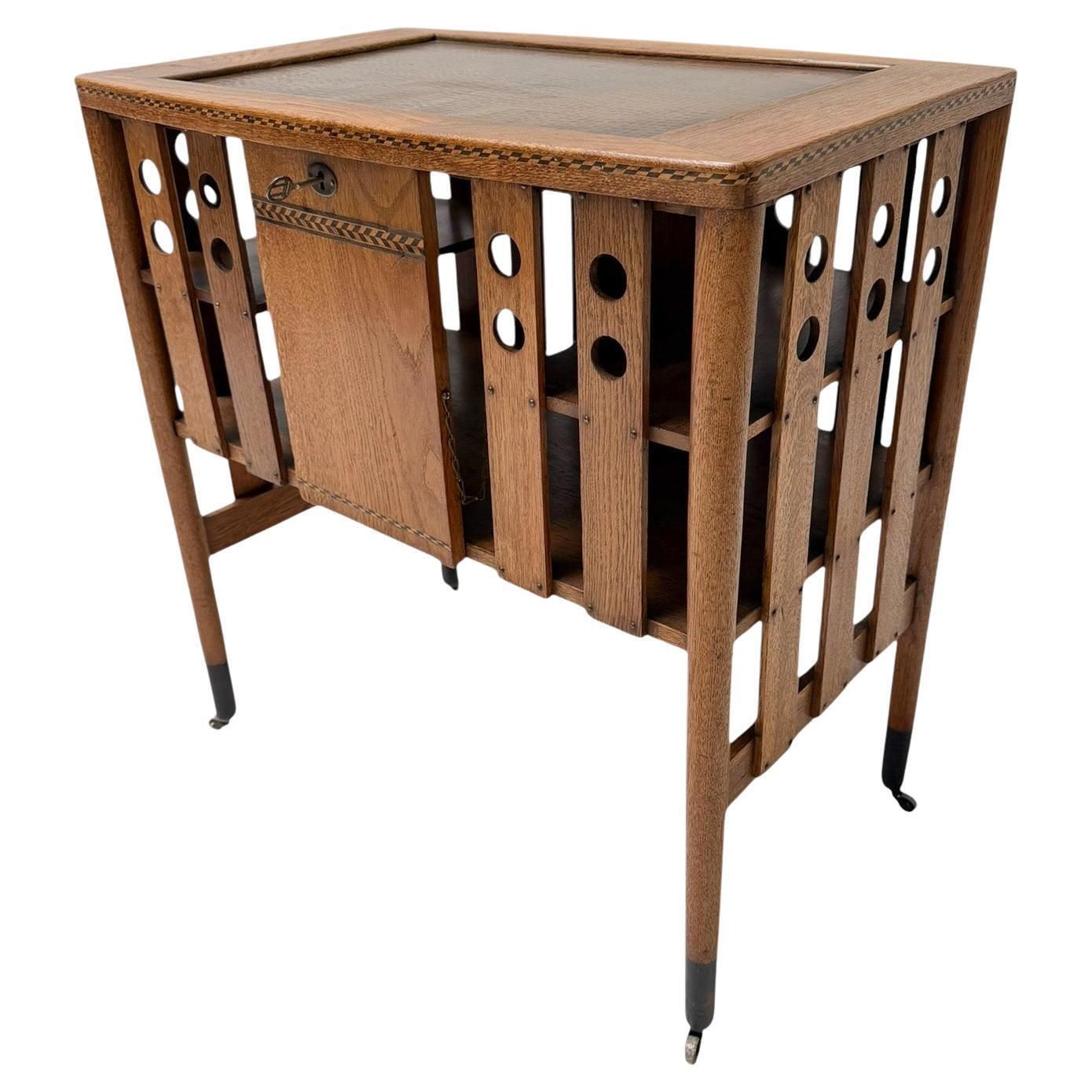 Vienna Secession Cabinet With Small Door, 1900s