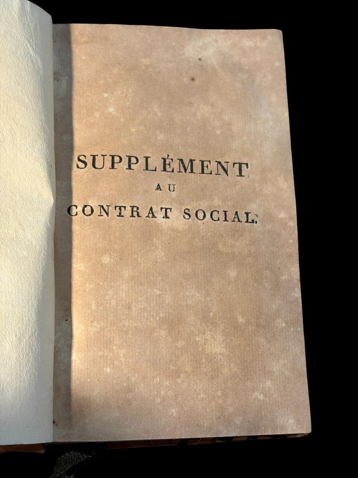 photo furniture Supplement To The Social Contract Paris 1792 Gudin