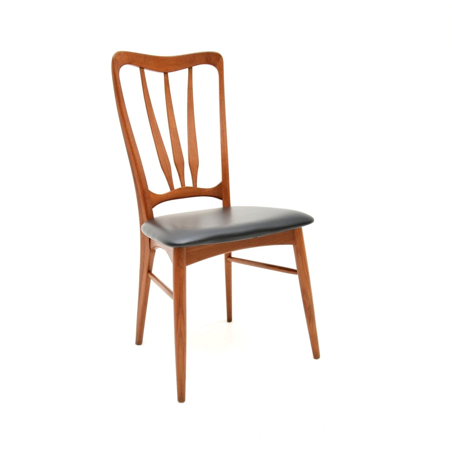 Set Of Six Danish Teak ‘Ingrid’ Dining Chairs By Niels Koefoed photo furniture