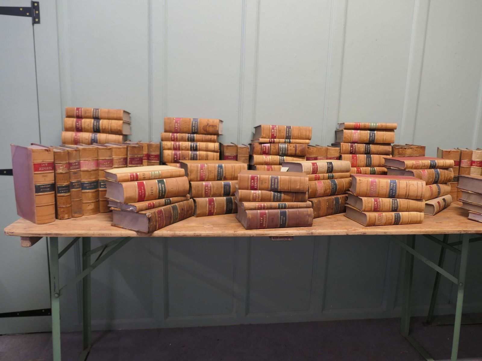 89 Original Leather Bound Law Books From 1890s 1940s This Is A Handsome Set.