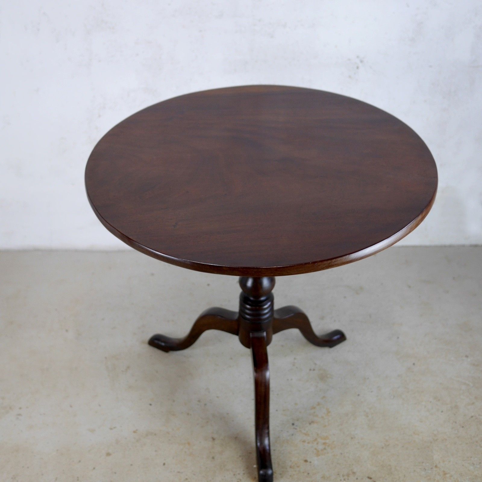 Antique 18th Century Georgian Cuban Mahogany Tripod Tilt Top Table #103061 photo buy