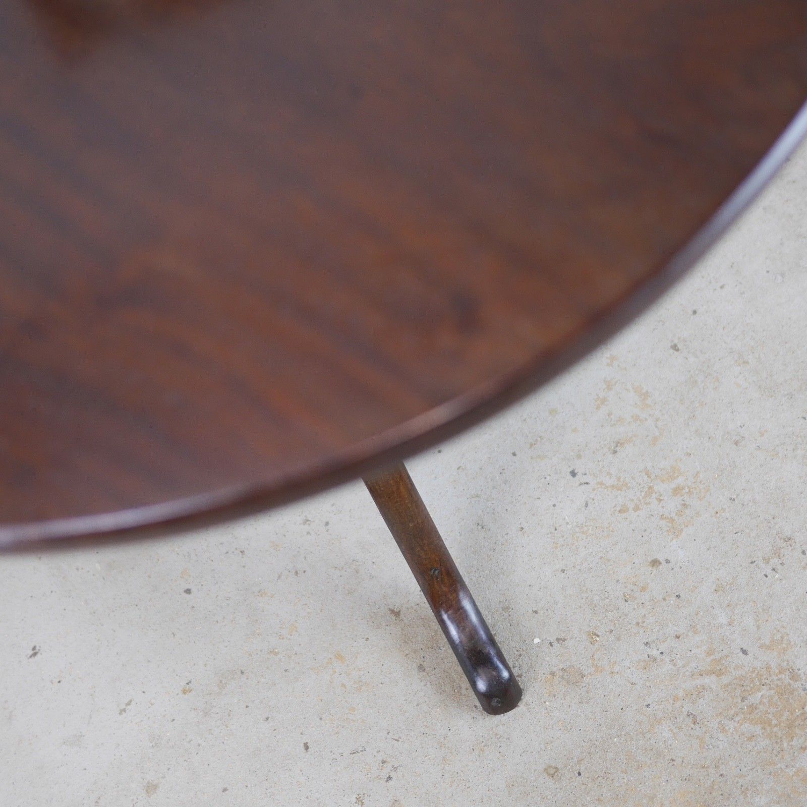 Furniture Antique 18th Century Georgian Cuban Mahogany Tripod Tilt Top Table #103061 photo