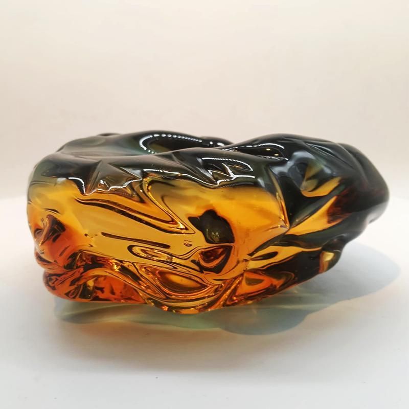 1950s Big Ashtray Completely Hand Blown And Handcrafted In Murano Glass, Made In Italy photo furniture