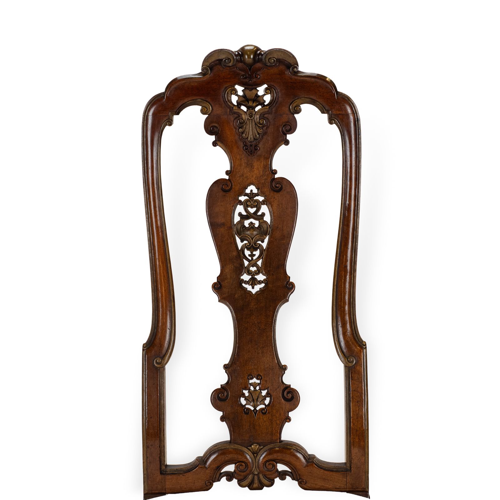 photo furniture Set Of Six Anglo Dutch Walnut & Parcel Gilt High Back Dining Chairs In The Late 17th Century Queen Anne Taste, In The Manner Of Daniel Marot