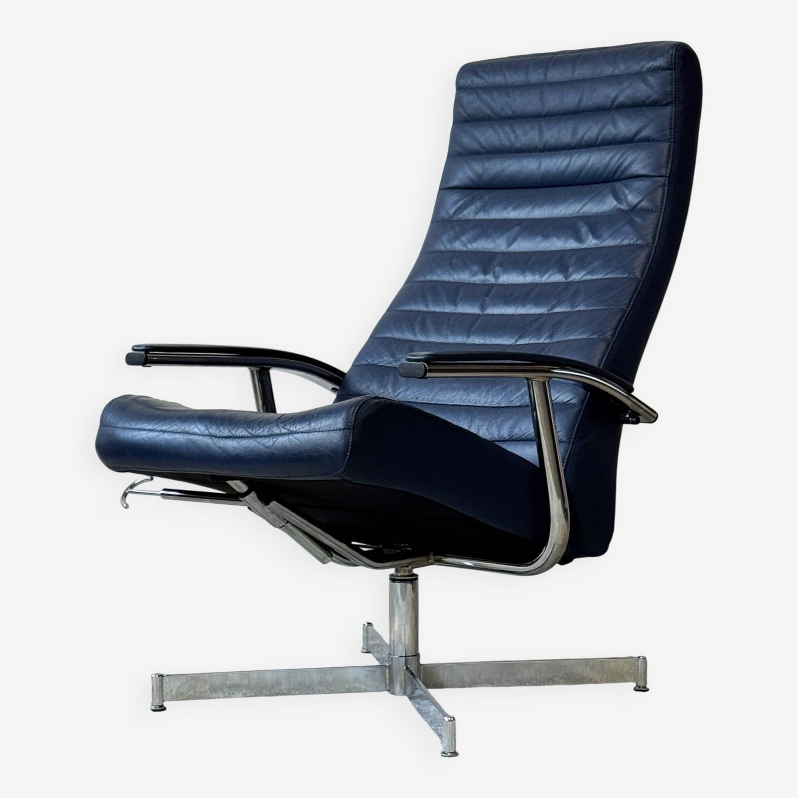 Swivel Lounge Chair  Bolia Denmark 1970  Mid Century  Vintage