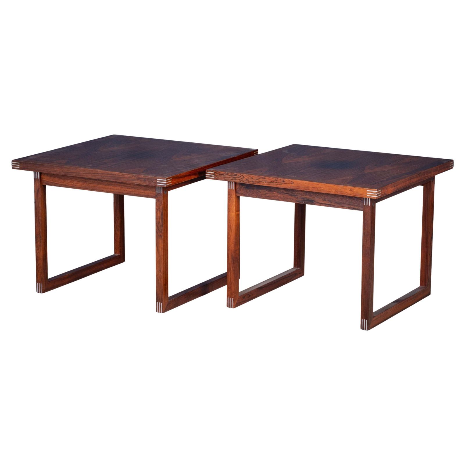 Rosewood Side Tables By Rud Thygesen For Heltborg Møbelfabrik, 1960s, Set Of 2