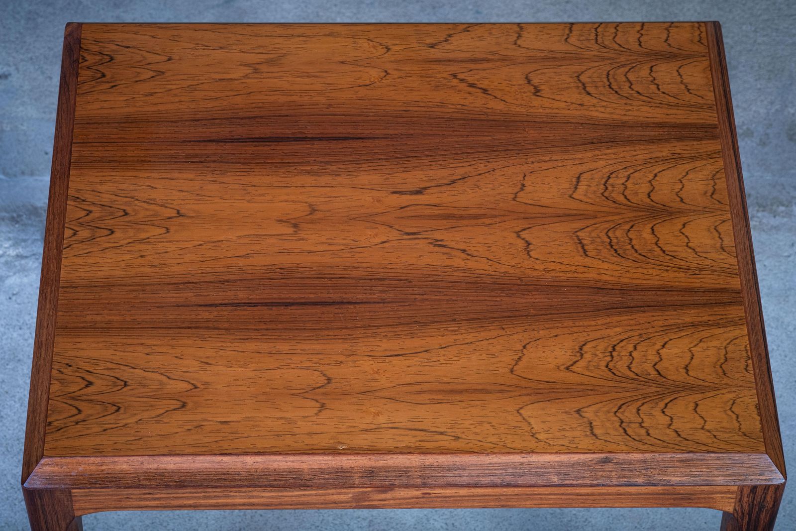 photo furniture Nesting Tables In Rosewood With Tiles By Johannes Andersen For Cfc, 1960s