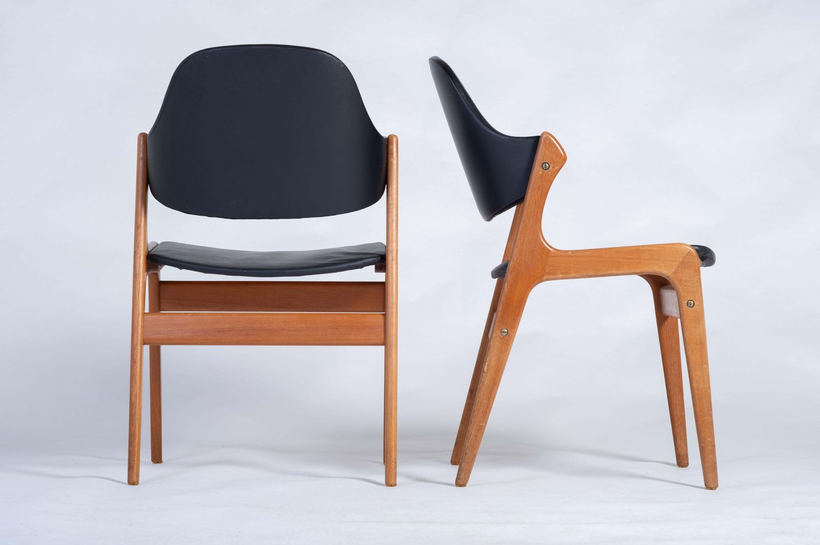 Danish Dining Chairs In Teak By Ejvind A. Johansson For Gern Møbelfabrik, 1960s photo vinterior