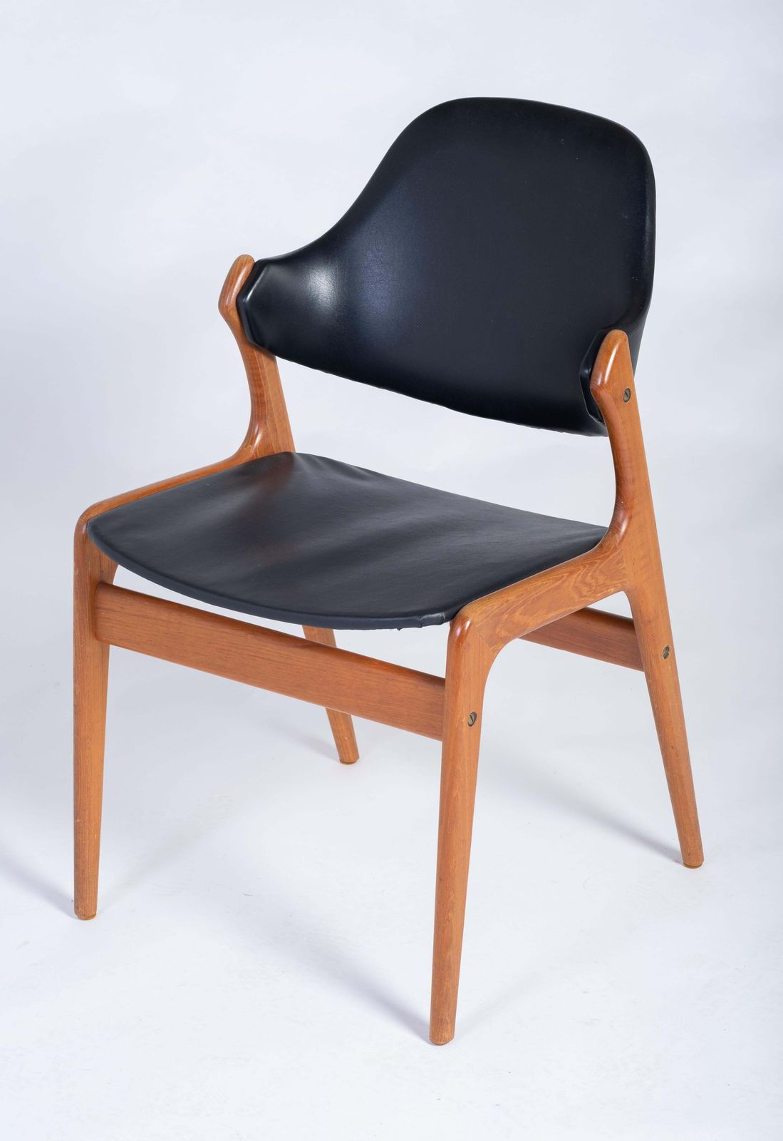 Danish Dining Chairs In Teak By Ejvind A. Johansson For Gern Møbelfabrik, 1960s photo vintage