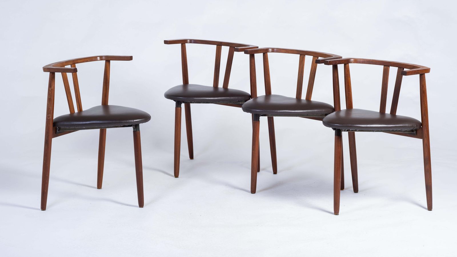 Dining Chairs In Teak By Hans Olsen, 1960s, Set Of 4 photo for sale