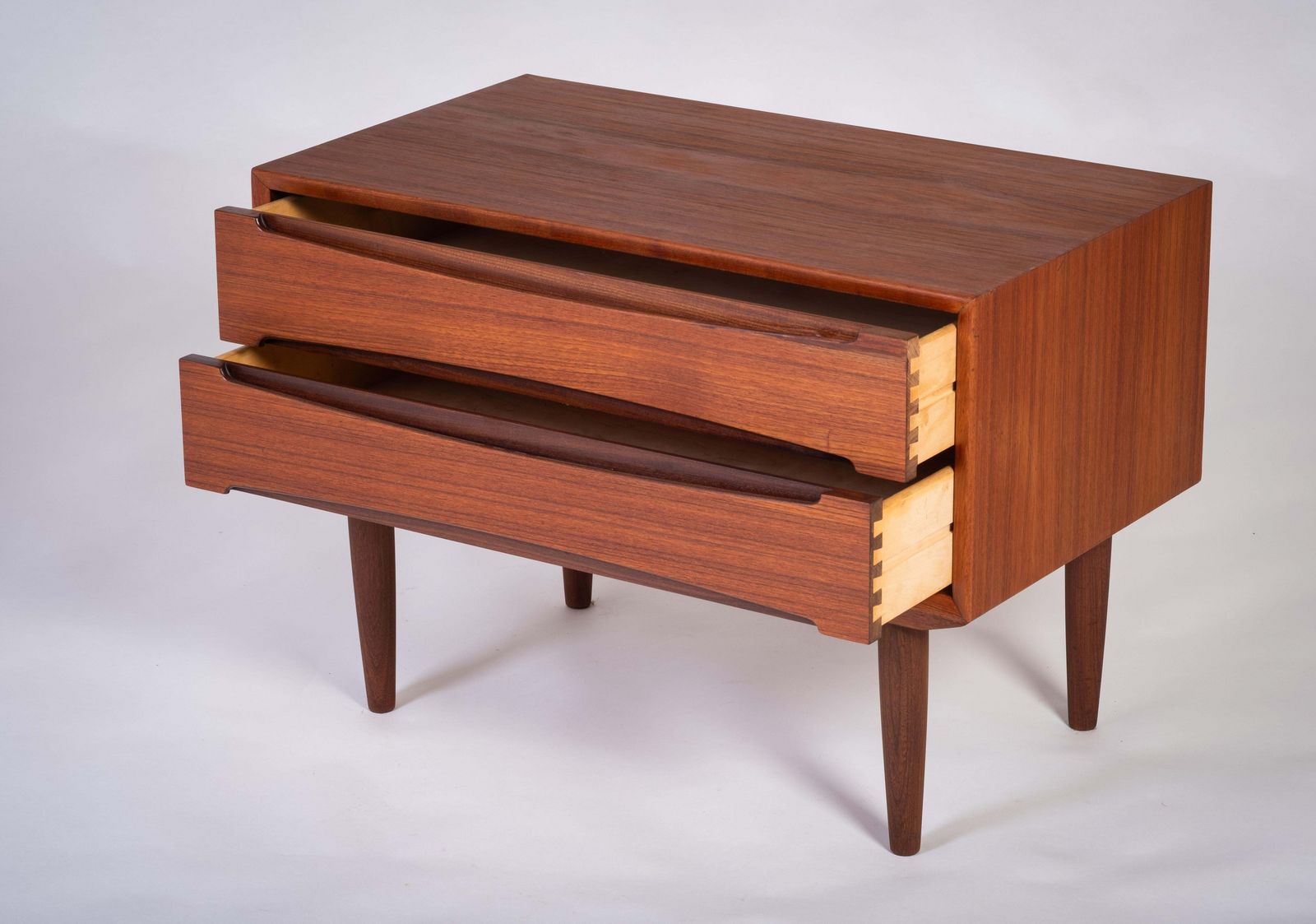 Dressoir In Teakhout Met 2 Lades, Jaren 1960, Deens Design photo Meubels