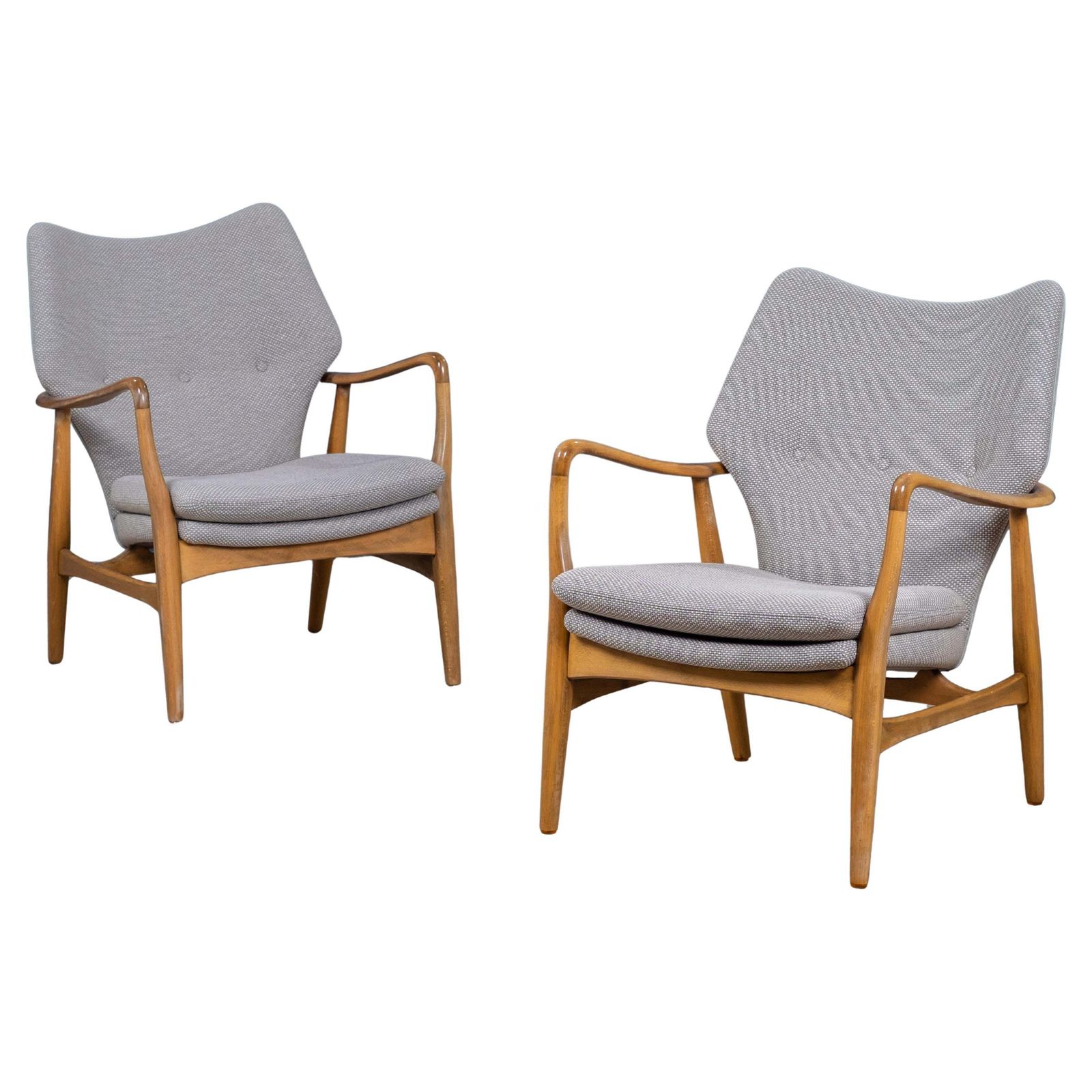 Lounge Chairs Van Madsen & Schubell, Ca. Jaren 1950, Set Van 2