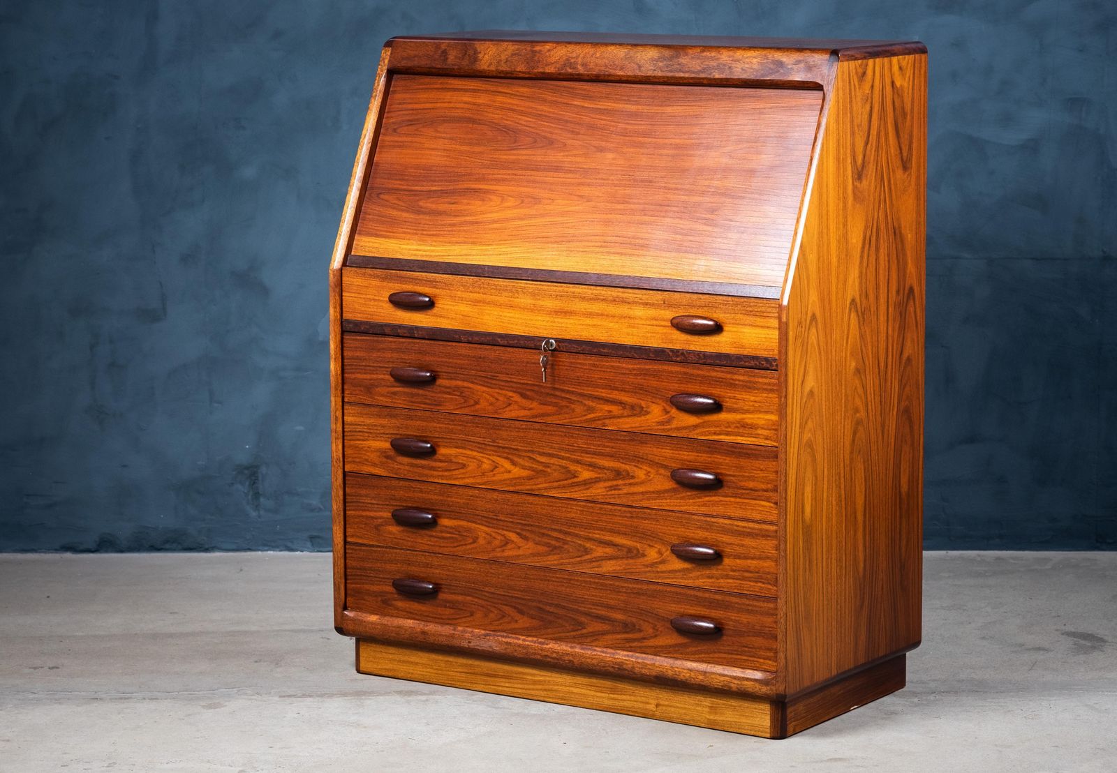 Secretaire In Palissanderhout Van Dyrlund, Denemarken, Jaren 1970 photo for sale