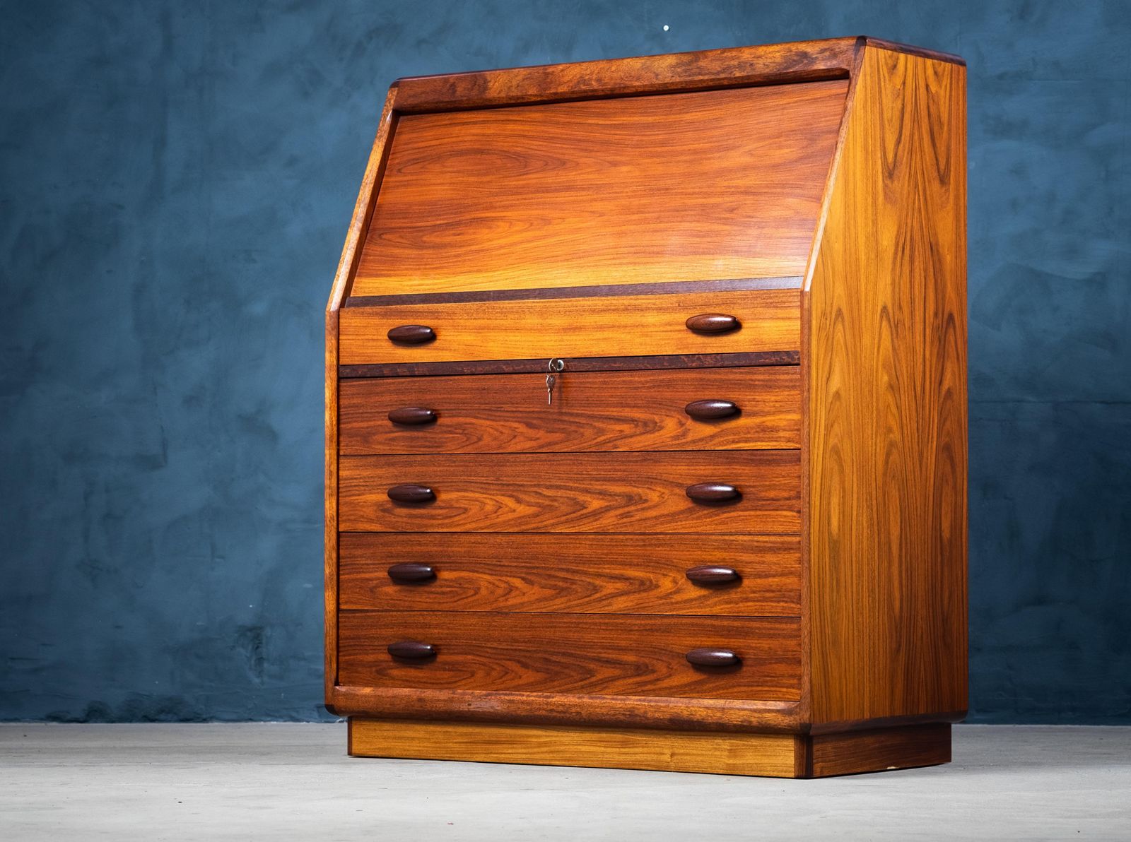 Secretaire In Palissanderhout Van Dyrlund, Denemarken, Jaren 1970 photo Meubels