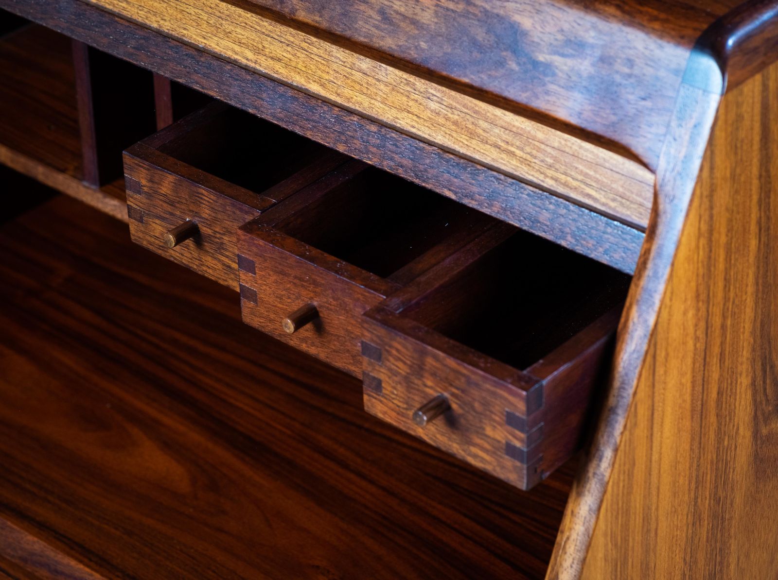 photo furniture Secretaire In Rosewood From Dyrlund, Denmark, 1970s