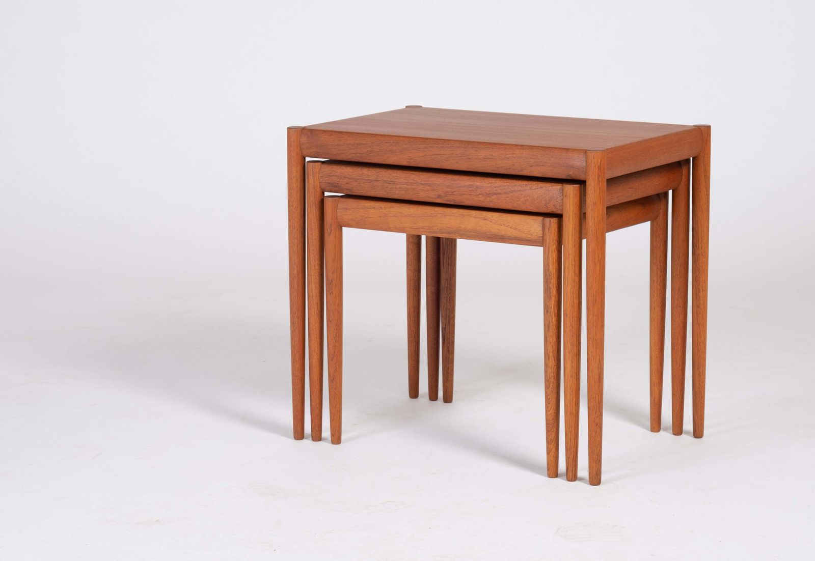 Nesting Tables In Teak, Danish Design, 1960s, Set Of 3 photo furniture