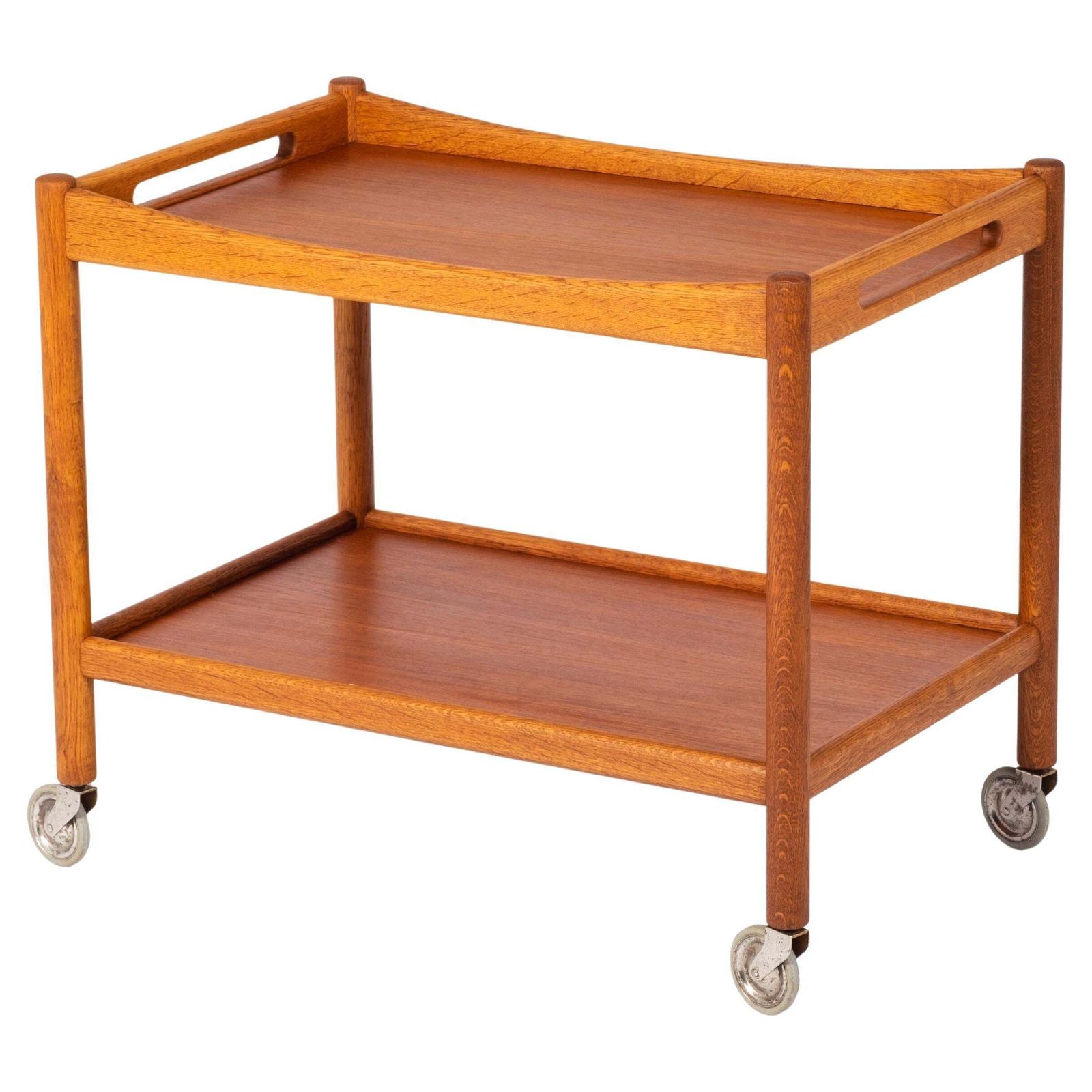 Mid Century Danish Bar Cart By Hans J. Wegner For Andreas Tuck, 1950s
