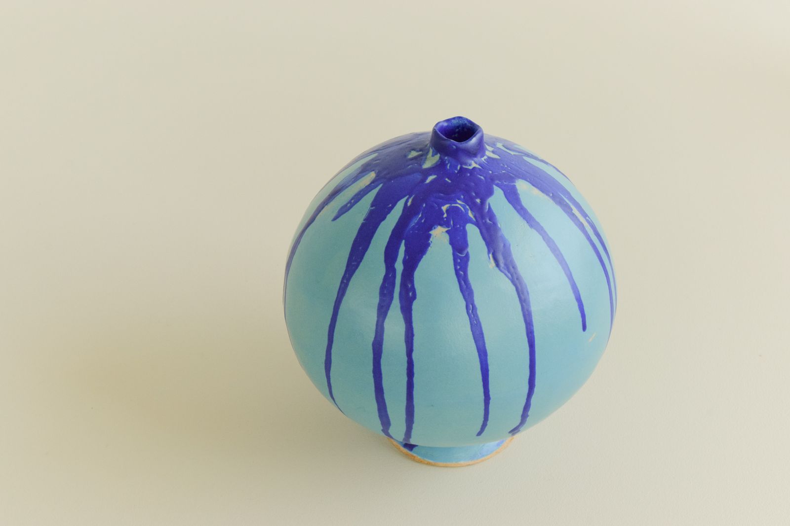 Vintage Studio Pottery Sculptural Stem Vase By Potter Jean Stanton photo for sale