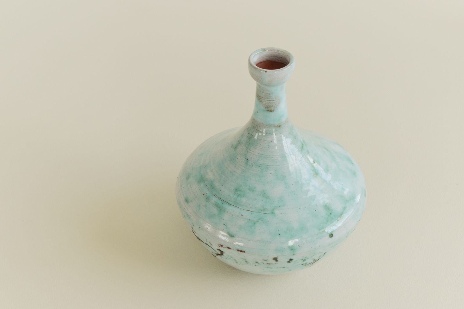 Vintage Studio Pottery Stem Vase By Potter Jean Stanton photo vinterior