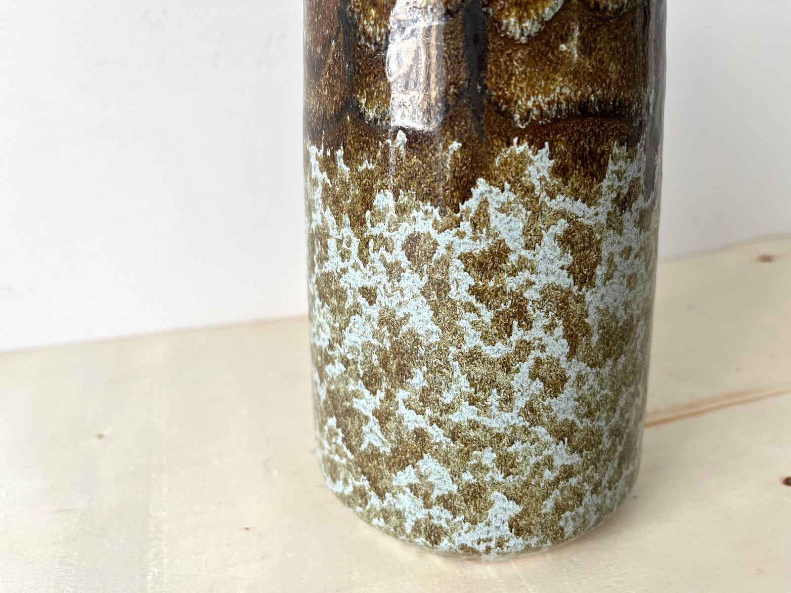 Veb Haldensleben Ceramic Vase, East German Pottery, Vintage 60s photo Home Decor