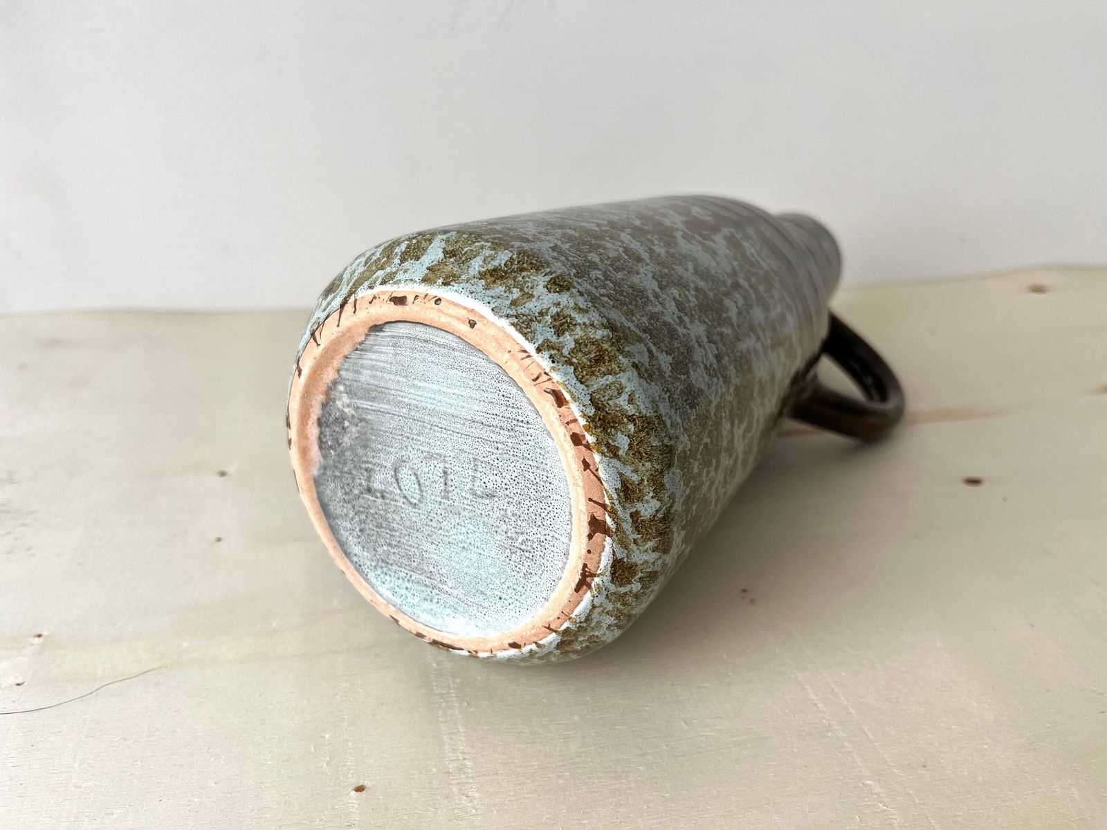 Veb Haldensleben Ceramic Vase, East German Pottery, Vintage 60s photo 112.0