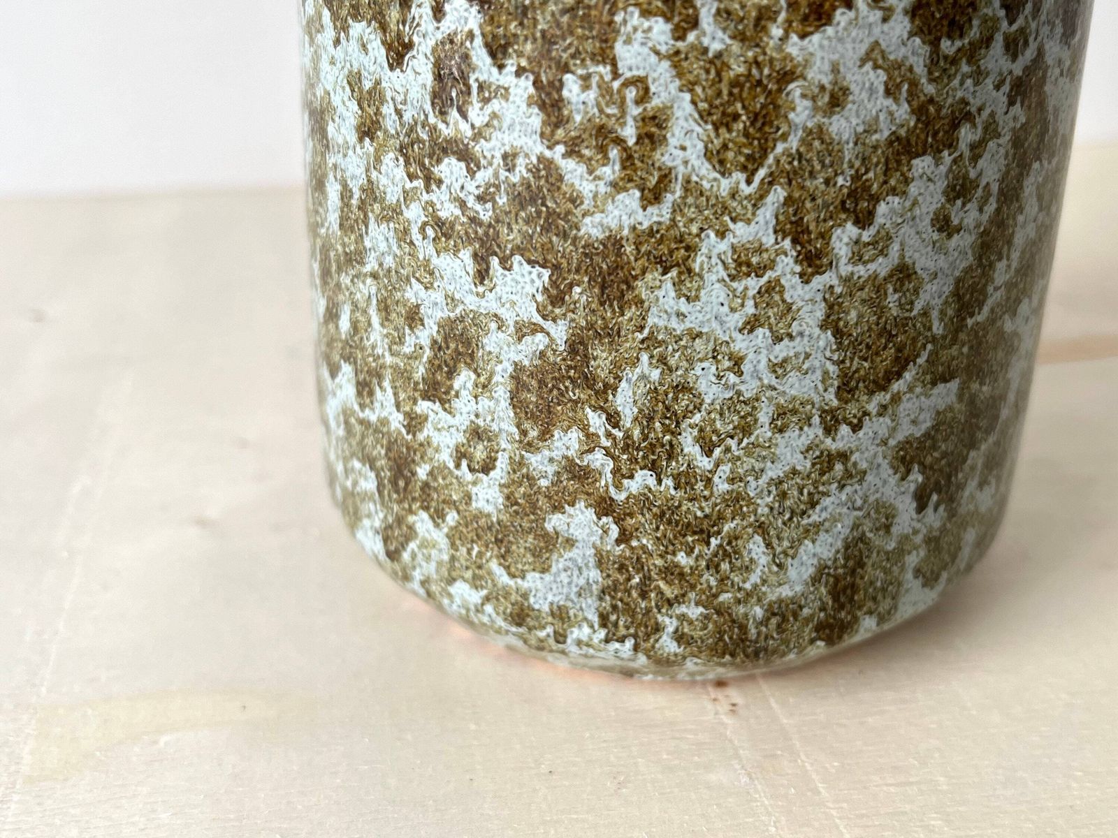photo furniture Veb Haldensleben Ceramic Vase, East German Pottery, Vintage 60s