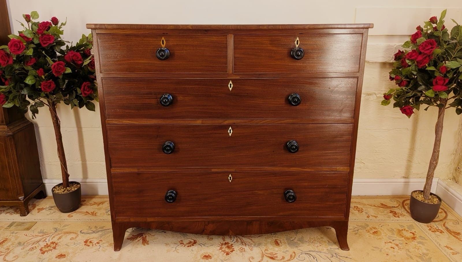 Early 19th Century Mahogany Chest Of Two Over Three Drawers photo furniture