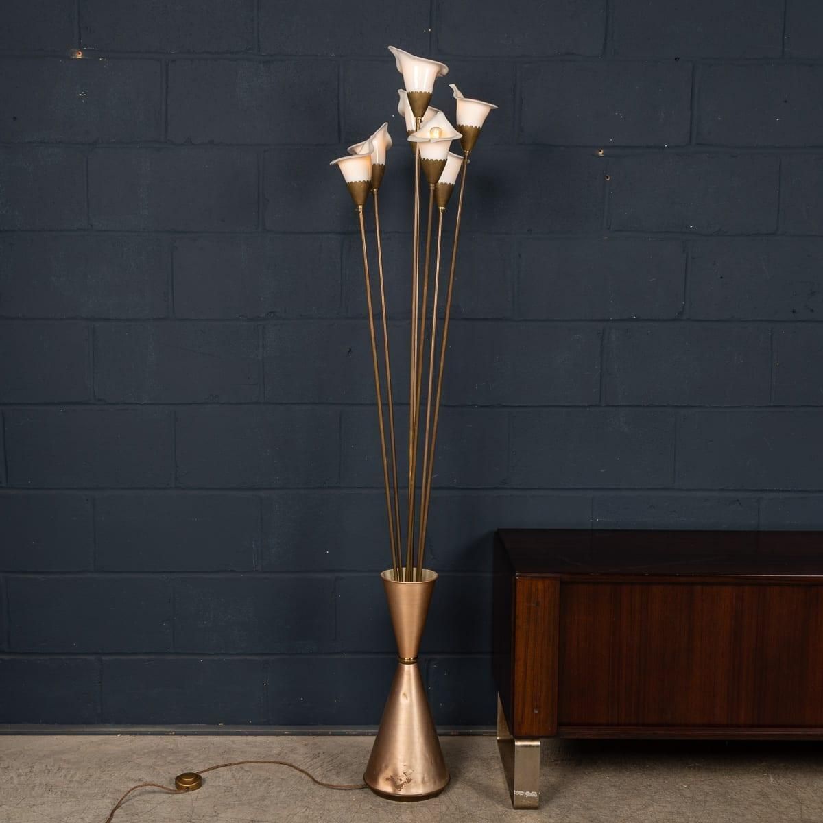 Vintage 20thc Italian 'Calla' Floor Lamp By Angelo Lelli For Arredoluce C.1960 photo 1931.0