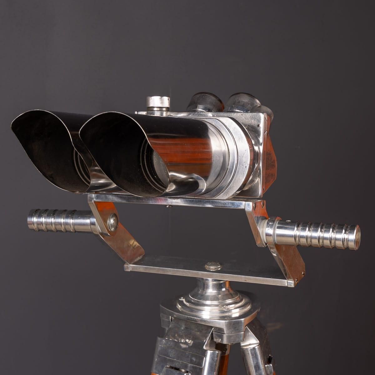 photo furniture Vintage 20th Century German Anti Aircraft Binoculars By Joseph Schneider C.1940