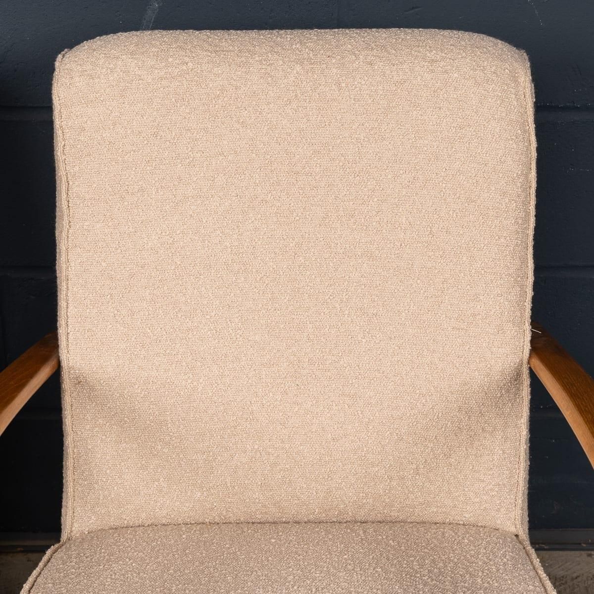 Furniture Vintage 20thc Pair Of Halabala Lounge Chairs, Made In Czechoslovakia C.1930 photo