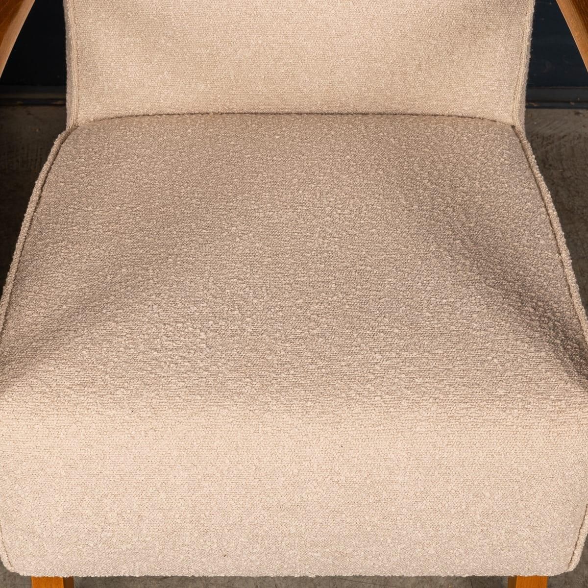 3664.0 Vintage 20thc Pair Of Halabala Lounge Chairs, Made In Czechoslovakia C.1930 photo