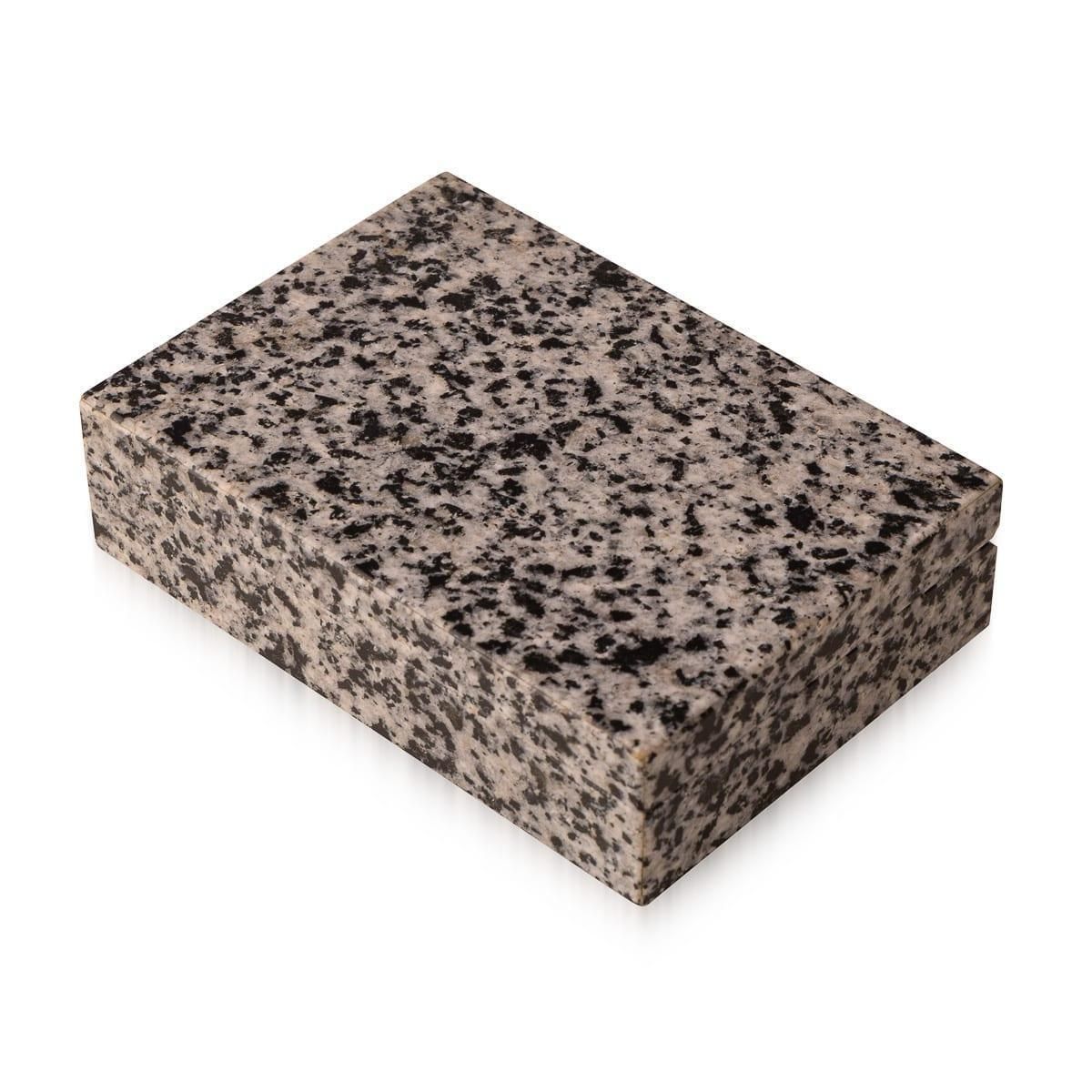 Vintage 20th Century Italian Made Bianco Castilla Stone Box C.1960 photo for sale