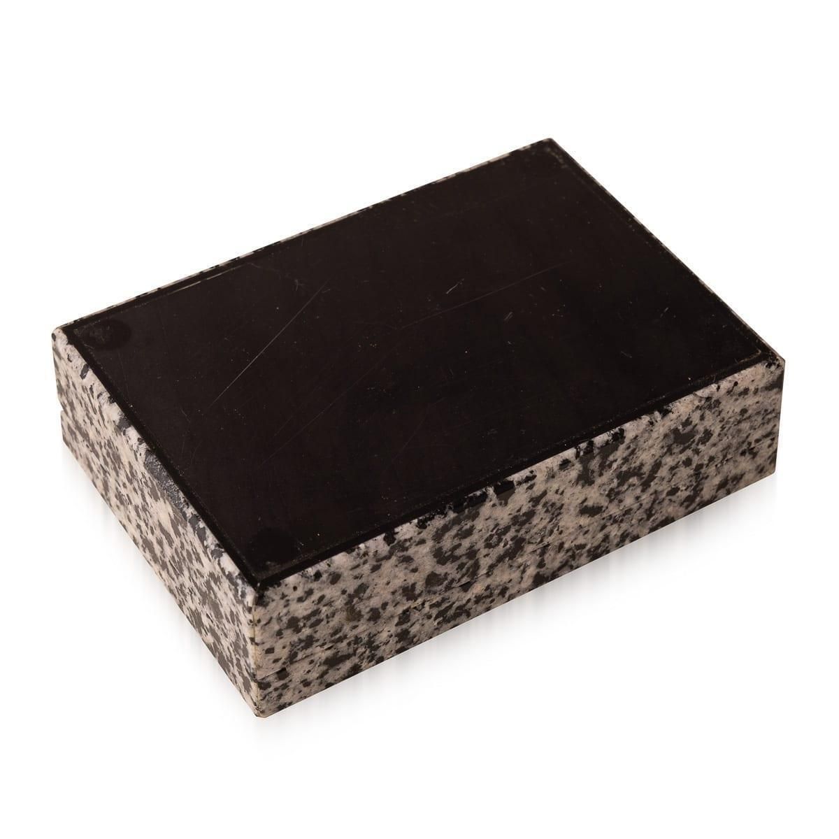 Vintage 20th Century Italian Made Bianco Castilla Stone Box C.1960 photo 1421.0