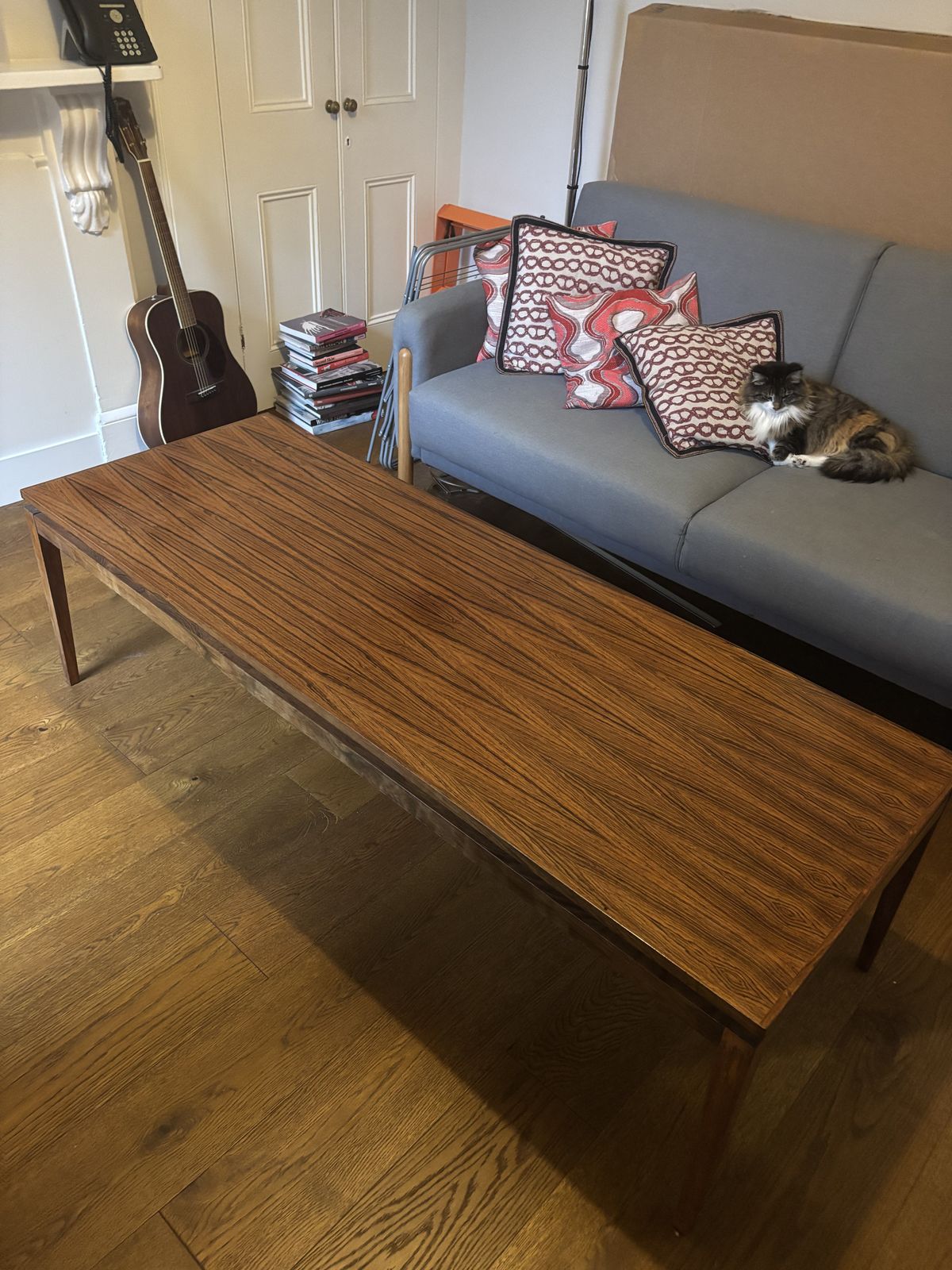 Vintage Mid Century Large Long Danish Rosewood Coffee Table 170cm Hw Klein photo Furniture