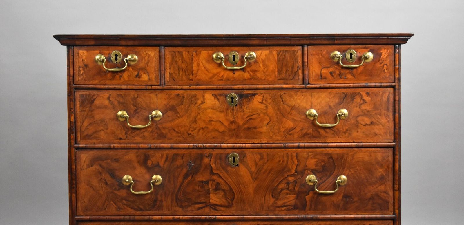 George III Burr Walnut Chest Of Drawers photo Furniture